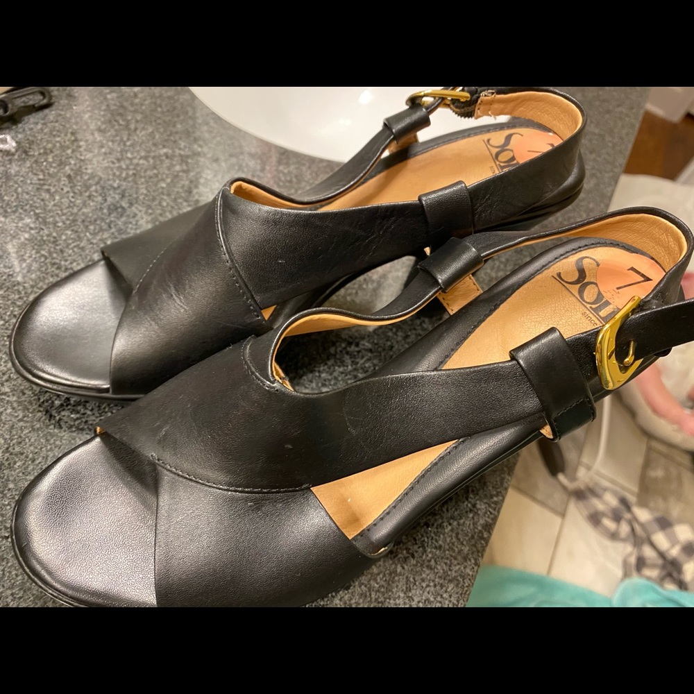 Black heels